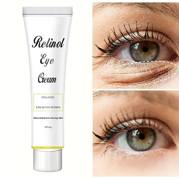 SDJMa Retinol Eye Serum – Anti-Wrinkle & Firming Treatment for Delicate Skin, Hydrates and Brightens Under-Eye Area, 20g