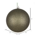 thumbnail image 2 of Vickerman N592523DG Boule de Paillettes en Fer Forgé de 10 Po avec Capuchon Percé, 2 of 3