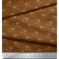 thumbnail image 2 of Soimoi Crepe Silk Fabric Pug Dog Print Fabric by Yard 42 Inch Wide, 2 of 3