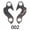 2, variant on Aluminium Alloy Bicycle Bike Derailleur Hanger Hook Rear Gear Accessories