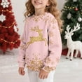 thumbnail image 4 of Taqqpue Boys Girls Christmas Sweatshirt Long Sleeve Christmas Printed Shirts Blouse Fall Winter Ugly Christmas Sweater Pullover for Kids 1-15T, 4 of 7