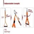 thumbnail image 2 of Poignées de Trahoo-Entraînement pour Machine à Câbles, Poignées d'Exercice Réglables Attaches de Câbles pour Gym et Bandes de Résistance, Poignées de Traction Accessoires d'Entraînement, Orange, 2 of 4