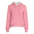 thumbnail image 2 of Time and Tru Women's and Plus faux shearling-Lined Sport Hoodie, 2 of 5