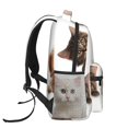 thumbnail image 3 of Easygdp Cute Kittens And Puppy Mochila Ergonómica Versátil para Laptop - Múltiples Bolsillos, Correas Ajustables, Unisex para Escuela, Viajes y Actividades al Aire Libre-One Size, 3 of 5