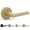 Satin Brass, variant on Mega Handles Ralph Dummy Door Lever Set, Zinc Alloy, Non-Turning Interior Handle, Matte Black Finish, 2 Pack