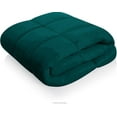 thumbnail image 4 of Reliable Bedding 100% Cotton Comforter, All Season Quilted, 600 Thread Count,Luxury Box Stitched Comforter Set, Cooling Soft Bedding Set !!(Teal,King/California King), 4 of 6