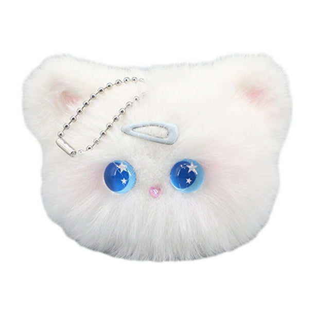 de llavero de gato de felpa, dibujos animados, muñeca de felpa
