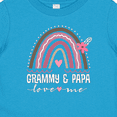 thumbnail image 4 of Inktastic Grammy and Papa Love Me Rainbow Girls Baby T-Shirt, 4 of 5