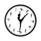 thumbnail image 5 of Reloj pared 30 cm, moderno, redondo, único, con movimiento silencioso, ideal para sala estar, estudio, habitación infantil, dormitorio y, 5 of 8