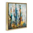 thumbnail image 3 of Stupell Industries Abstract Vibrant Cacti Silhouettes Landscape Painting Gold Floater Framed Canvas Art Print Wall Art, 25 x 25, 3 of 9