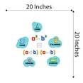 thumbnail image 4 of Home Wall Decal - Cylinder Cube Cone - Cute Learning Design Cute 3d Shapes for and Maths Formulas - Proudly Hand Made Decal - Size: 20 In(W) x 20 In(H), 4 of 5