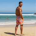 thumbnail image 4 of RELLECIGA Men’s Swim Trunks Causal Beach Shorts with Pockets Size XXL, 4 of 11