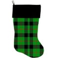 thumbnail image 1 of Green Plaid Christmas Stocking, 1 of 1