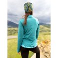 thumbnail image 5 of Terry Cycling Jersey Womens Tulip Thermal Long Sleeve Bike Top for Women, Cool Weather Riding, Reg & Plus, 5 of 9