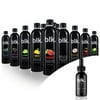 blk. Fulvic Multiflavored Mineral Water Variety Case 12 Pack + 2oz Fulvic Charged Drops
