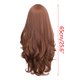 thumbnail image 4 of Xihbxyly Peluca Rizada, Cabello de Longitud Media de Aspecto Natural, Ajuste Cómodo, Diseño Transpirable, Fibra Sintética Resistente Al Calor, Opciones de Peinado Versátiles, Accesorio de Moda para M, 4 of 7