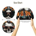 thumbnail image 5 of Naloa Flower Horn Skull A Adjustable Hair Bonnet for Sleeping, Hair Wrap Sleep Cap Turban for Women Men, Curly Straight Hair Long Large Braid Unisex, 5 of 6