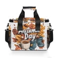thumbnail image 7 of FORMRS Insulated Cooler Bag 24 Cans Capacity Soft Leakproof Lunch Box with Side Pockets, Autumn Day Pattern, 7 of 7