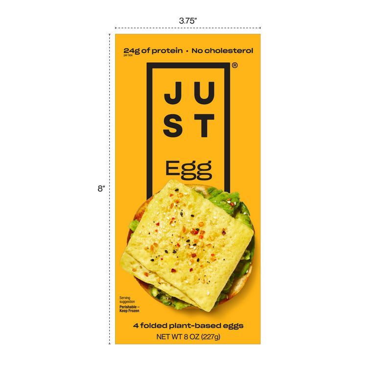 JUST Egg , Folded Plant-Based Liquid Egg, 4 Count, 8 oz