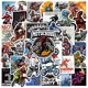 thumbnail image 1 of Paquete de pegatinas Dirtbikes, motocicletas, anime, impermeables, 50 unidades, 1 of 3