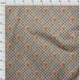 thumbnail image 3 of oneOone Polyester Lycra Fabric Leaves & Floral Check Print Fabric By Yard 56 Inches Wide, 3 of 4