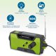 thumbnail image 5 of Solar Dynamo Crank Radio Fm Am, portátil multifunción al aire libre novedad emergencia radio-verde. Afortunado Sencillez, 5 of 5