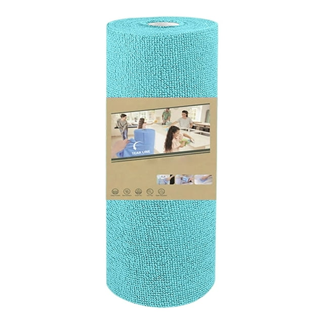 Lot de 20 Chiffons de Nettoyage en Microfibre Réutilisables, Rouleau Absorbant, Séchage Rapide, Torchons de Cuisine pour Voiture et Maison, Lavage Humide et à Sec