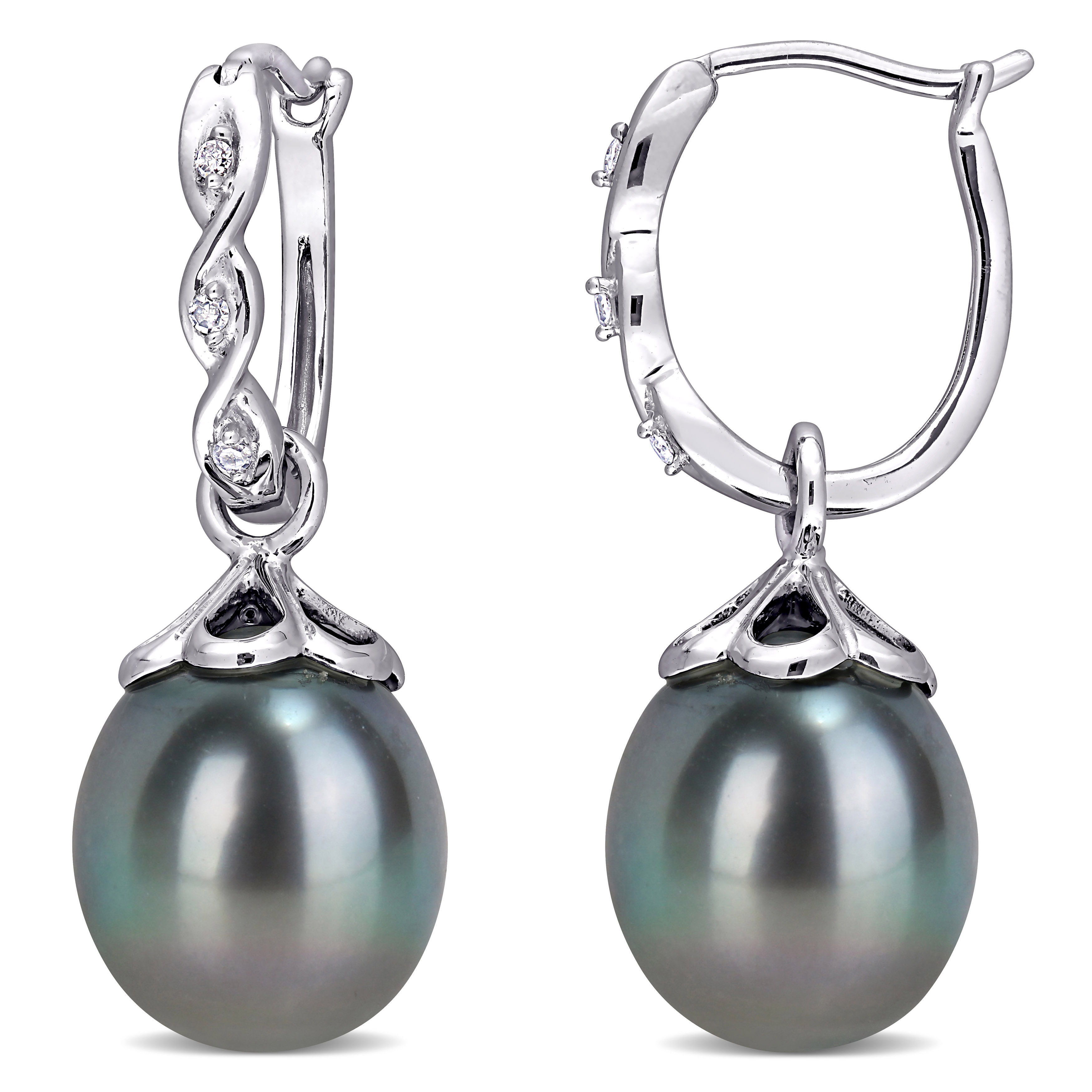 9 - 9.5mm Cultured Black Tahitian Pearl 