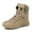 Beige, variant on SKIUHS Men's Hiking Boots – Insulated, Waterproof & Quick-Lace for Winter Outdoor Adventures