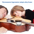 thumbnail image 3 of TABLZONE Guitar Humidifier Packs Violin Thermometer Hygrometer ABS Silver 1 Set, 3 of 7
