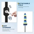 thumbnail image 5 of EastVita 9Ft Patio Umbrella - 8 Sturdy Ribs Outdoor Table Umbrella with Crank Lift Push Button Tilt, 5 of 6