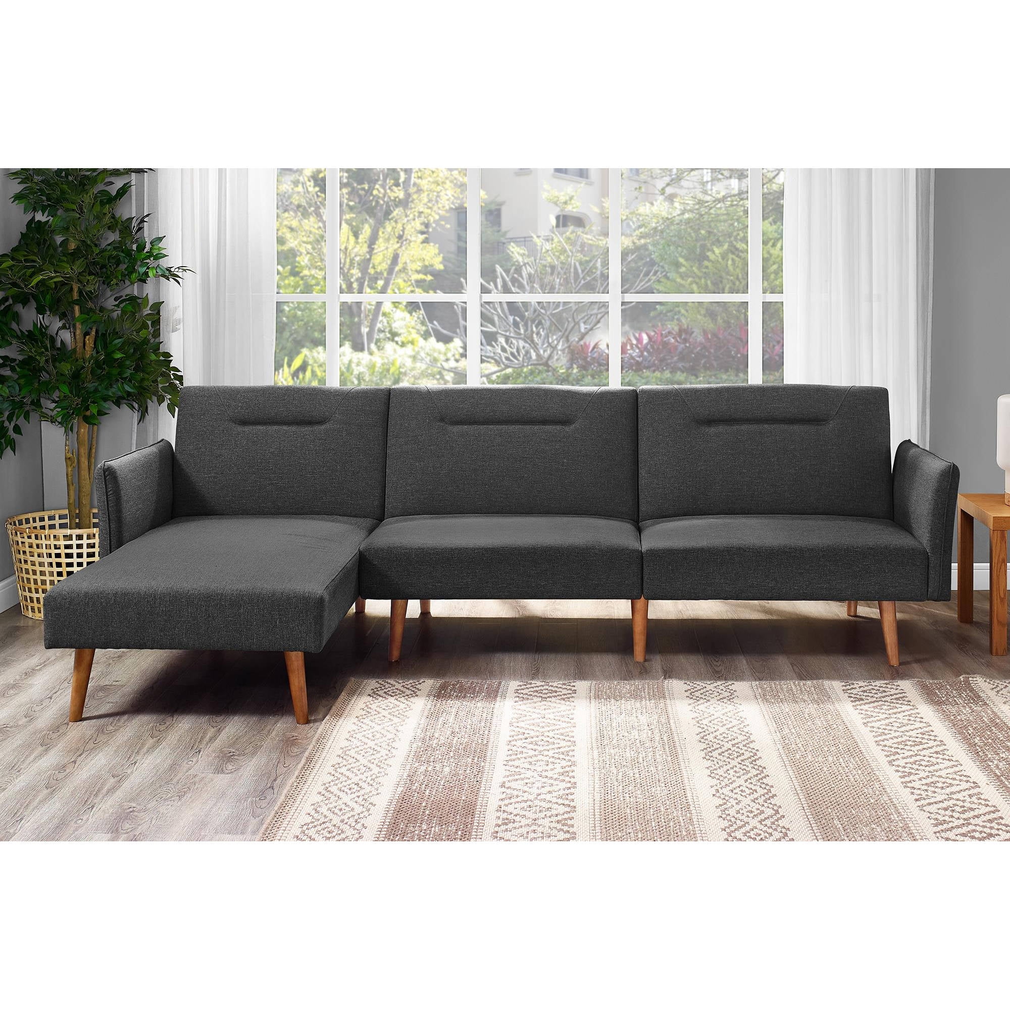 Sectional Sofas And Sectional Couches Walmartcom - Dhp Brent Futon Sectional Multiple Colors sectional sofas and sectional couches walmartcom - dhp brent futon sectional multiple colors