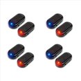 thumbnail image 2 of 8 Piezas de EnergíA Solar para Coche, Alarma Ficticia Simulada, Advertencia Antirrobo, LED Intermitente, Luz de Seguridad, LáMpara de SimulacióN, Azul y Rojo, 2 of 5