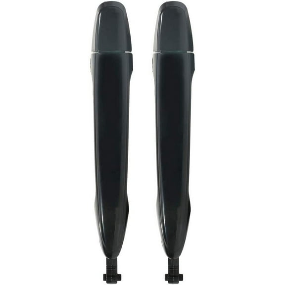 CCIYU Door Handles Exterior Driver Passenger Side Side Replacement fit for 2004-2010 for Toyota Sienna 2005-2012 for Toyota Tacoma Black(2pcs)