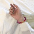thumbnail image 6 of Red Garnet Pixiu Bracelet 8MM Vietnam Sand Gold Wine Bracelet Red G2T0, 6 of 9