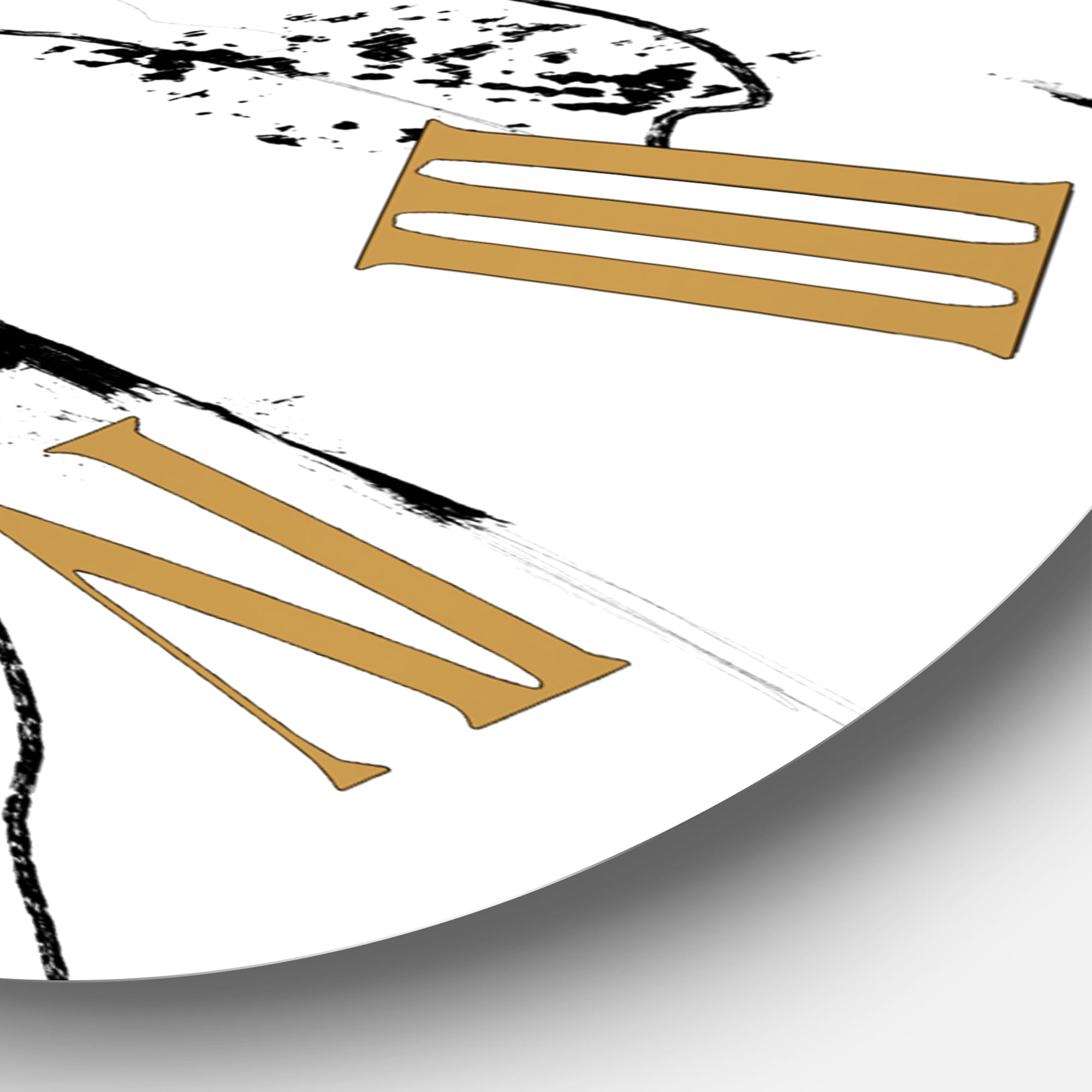 Designart 1 in Quartz Modern/Contemporary Wall Clock