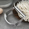 thumbnail image 1 of Stainless Steel Dough Cutter Five Curved Blade Pastry Blender | Heavy Duty Flour Mixer with Ergonomic Handle | Kitchen Baking Tool for Bread Cookies | Easy Clean | 1 Piece, 1 of 4
