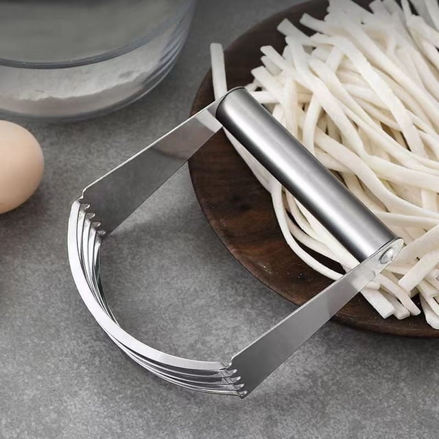 Stainless Steel Cutter Five Curved Dough Baking Flour Cutter Kitchen Gadgets