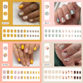 thumbnail image 3 of 4-Pack Press on Nails - 96 Pieces Long-Wear, Glossy Finish, Quick Stick, No Glue Needed, Perfect for Dance, Party, Daily Wear, Fashionable Nail Art for Women/Girls, 3 of 6