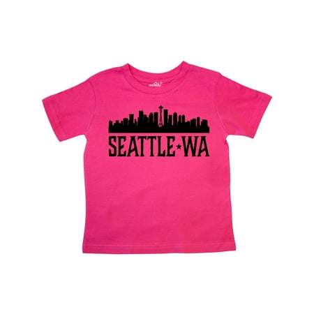 

Inktastic Seattle Washington City Skyline Gift Toddler Boy or Toddler Girl T-Shirt