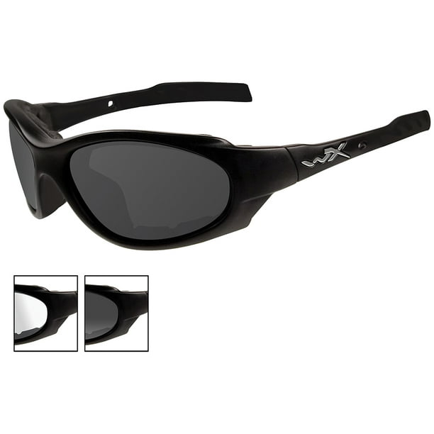 Wiley X Wiley X XL1 Advanced Sunglasses, Smoke Grey Clear Lens