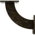 thumbnail image 4 of Ekena Millwork 2"W x 7"D x 7"H Bradford Steel Bracket, Antiqued Warm Silver, 4 of 11