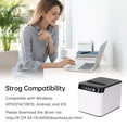 thumbnail image 3 of 80mm Receipt Printer ESC/POS Thermal Printer Desktop Direct Print USB+LAN Connection High Efficiency with Auto Cutter Large Paper Bin for Shipping Business Restaurant Kitchen Supermarket Store Home, 3 of 9