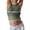 Green, variant on Osfvolr Y2K Knit Crop Top Women Color Blocking Gradient Turtle-Neck Sleeveless Summer Camisole Tank Top Khaki M