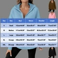 thumbnail image 6 of gbyLJF Women's Oversized Half Zip Pullover Solid Color Long Sleeve Hooded Tops Casual Comfy Hoodie with Large Pocket Winter Sweatshirt for Women, 6 of 8
