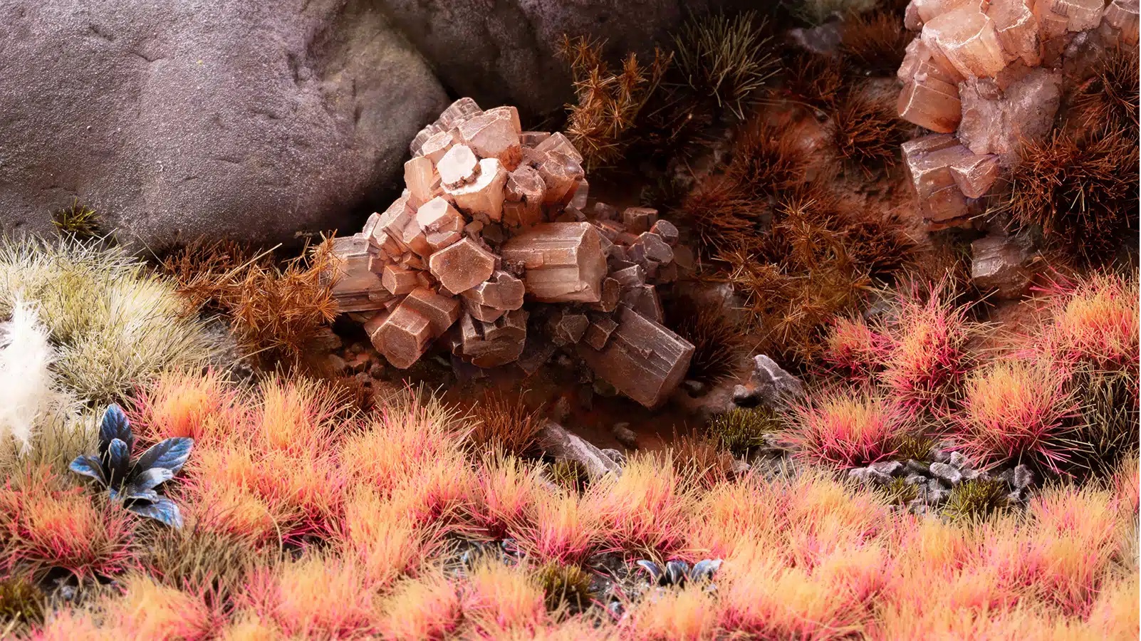 Gamers Grass Alien Frost – Hellblaue Büschel, 6 Mm | Für Miniaturen & Dioramen Mit Eis-Thema