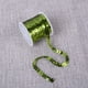 thumbnail image 1 of Xiao Hua Tira de lentejuelas planas de 6 mm y 5 yardas, cinta de lentejuelas metálica brillante, hilo de costura para manualidades de sirena, adornos, disfraces de Halloween, 10 unidades, verde, 1 of 5
