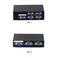thumbnail image 2 of 4 Ports VGA Switch Box 4 en 1 pour LCD PC TV Noir 4 en 1 Out, 2 of 7