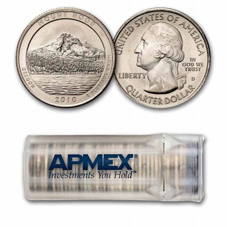 2010-D ATB Quarter Mt. Hood National Forest 40-Coin Roll BU