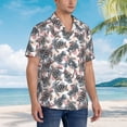 thumbnail image 5 of Daiia Turtle Hawaiian Shirt for Men Gentle Cotton Regular Short Sleeve Casual-Small, 5 of 9